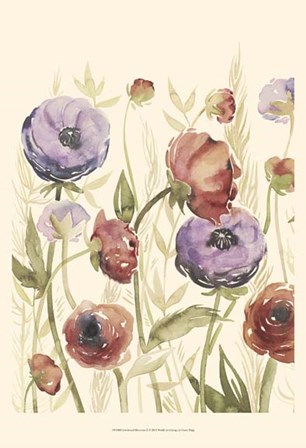 Jeweltoned Blossoms II by Grace Popp art print