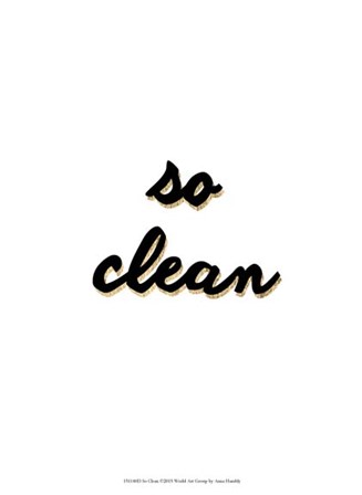 So Clean by Anna Hambly art print
