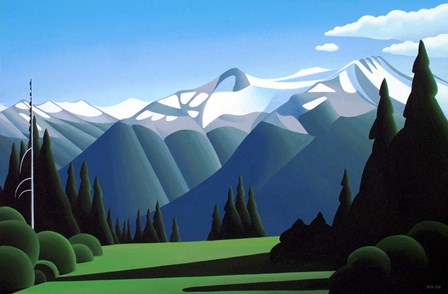 Summer Alpine by Ron Parker art print