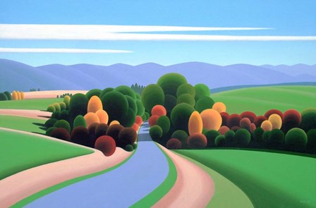 The Winding Road by Ron Parker art print