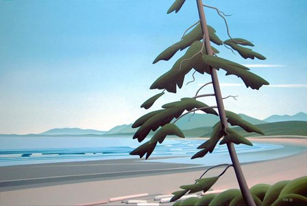 The Long Beach by Ron Parker art print