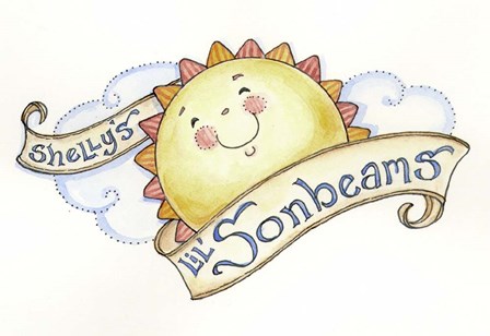 Logo For Sonbeams by Shelly Rasche art print