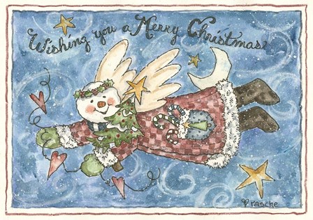 Wishing You A Merry Christmas by Shelly Rasche art print