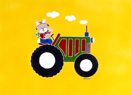 Farmer Rabbit by Shelly Rasche art print