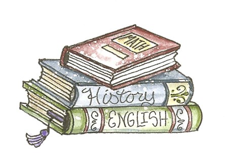 School Books by Shelly Rasche art print