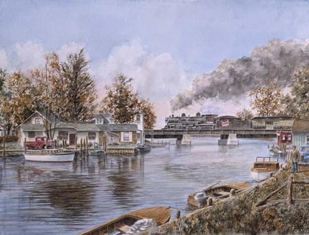 Belle River, Ontario by Stanton Manolakas art print