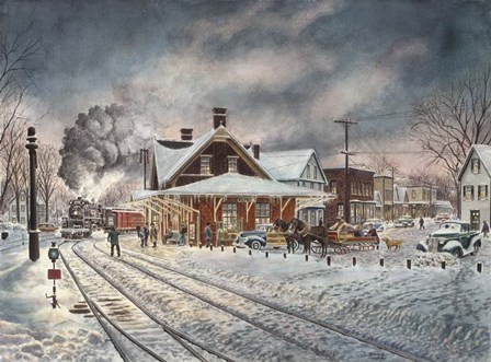 Wilton, N.H. by Stanton Manolakas art print