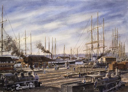 San Pedro Sunrise #2 by Stanton Manolakas art print