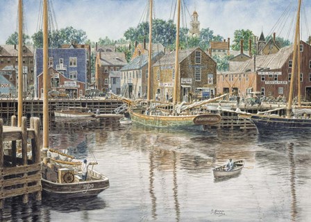 Old  Gloucester by Stanton Manolakas art print