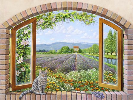 Finestra in Provenza by Andrea Del Missier art print