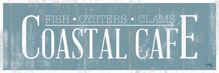 Coastal Cafe by Elizabeth Medley art print