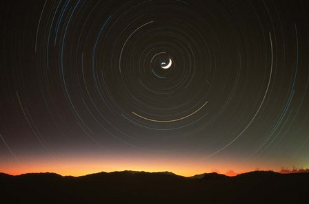 Moon North Star by Thomas Haney art print