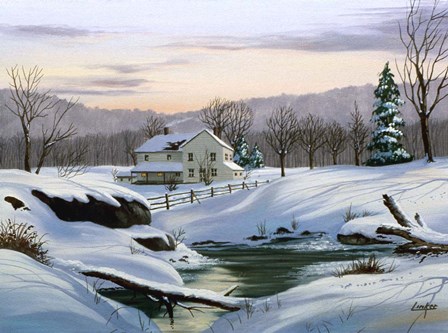 Winter Landscape 2 by Thomas Linker art print