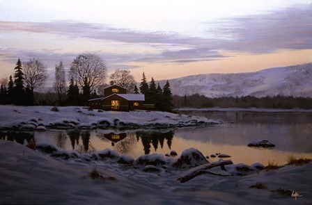 Winter Landscape 13 by Thomas Linker art print