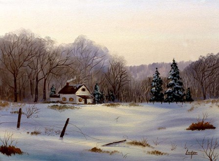 Winter Landscape 16 by Thomas Linker art print