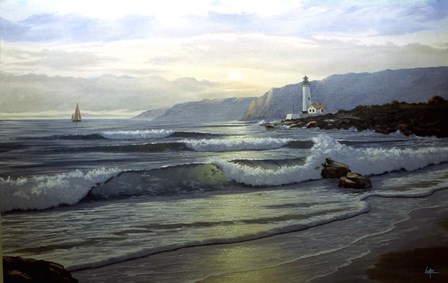 Lighthouse 1 by Thomas Linker art print