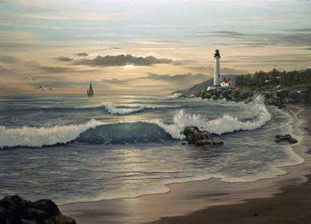 Lighthouse 6 by Thomas Linker art print