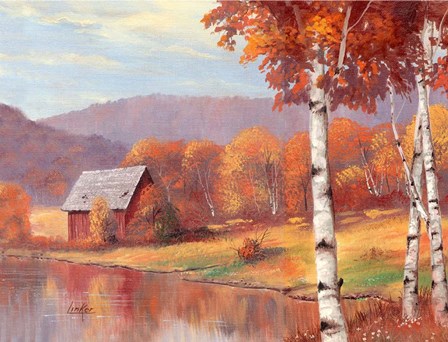 Autumn Fire by Thomas Linker art print