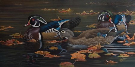 Trio by Wilhelm J. Goebel art print