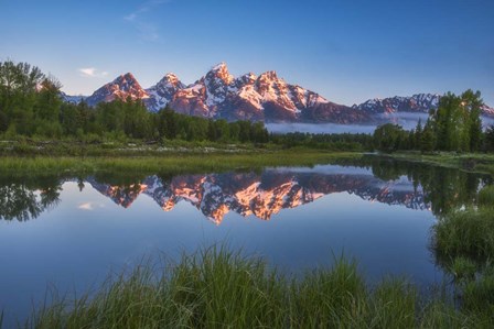 Schwabacher Alpenglow by Darren White Photography art print