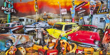 Stardust Trailer Park by John Roy art print