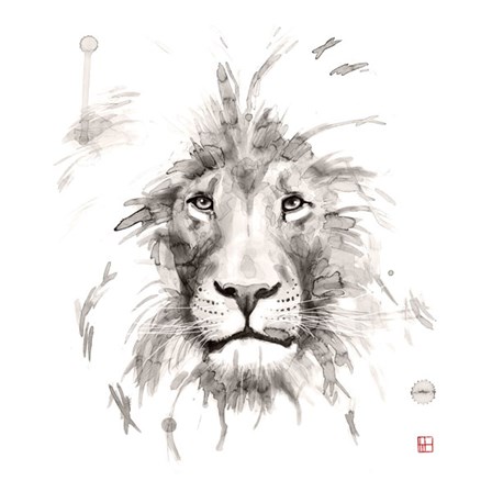 Lion by Philippe Debongnie art print