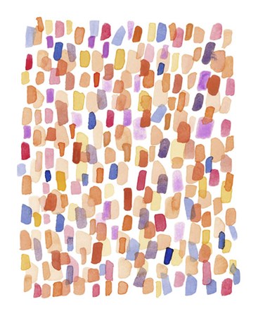 Series Rain No. II by Louise van Terheijden art print