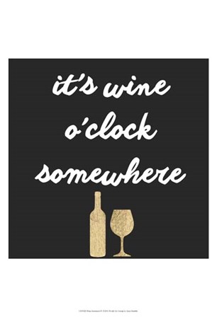Wine Sentiment IV by Anna Hambly art print