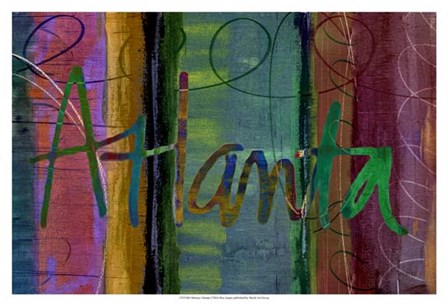 Abstract Atlanta by Sisa Jasper art print