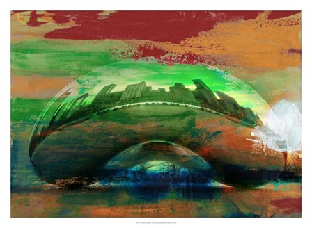 The Bean, Chicago by Sisa Jasper art print