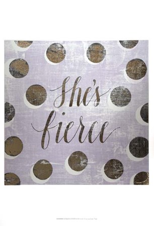 Gilded Girl II - Metallic Foil by Grace Popp art print
