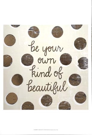 Gilded Girl IV - Metallic Foil by Grace Popp art print