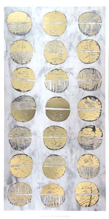 Gilded Imprint I - Metallic Foil by June Erica Vess art print