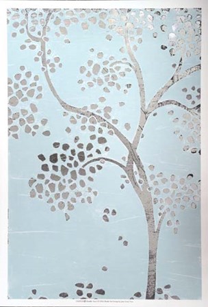 Metallic Tree I - Metallic Foil by June Erica Vess art print