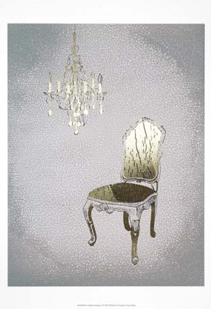 Gilded Furniture I - Metallic Foil by Grace Popp art print