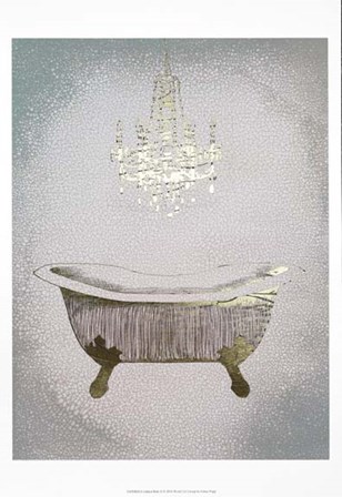 Gilded Bath II - Metallic Foil by Grace Popp art print