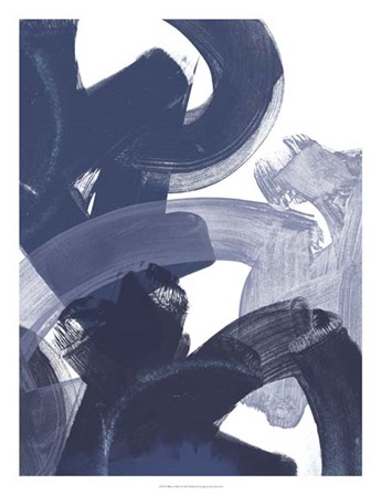 Blue on Blue I by June Erica Vess art print