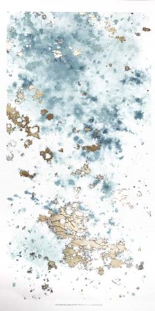 Blue Nebula I - Metallic Foil by June Erica Vess art print