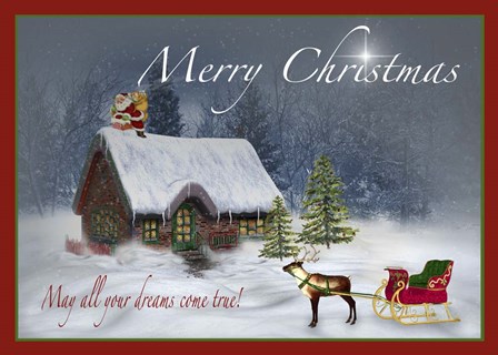 Merry Christmas V by Jean Plout art print