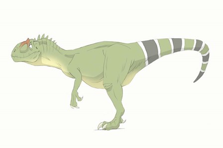 Allosaurus by Alice Turner/Stocktrek Images art print