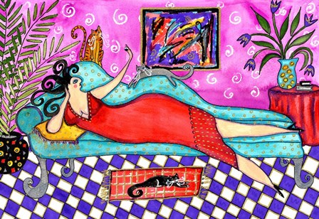 Big Diva New Diamond Ring by Wyanne art print