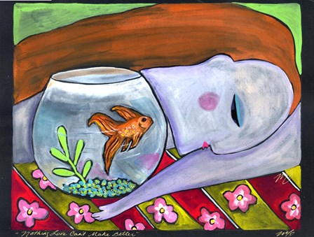 Big Diva Nothing Love Can't Make Better by Wyanne art print