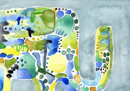 Rainy Day Ellie by Wyanne art print