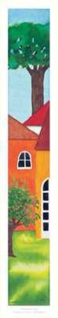 Primavera Nel Borgo by Maria Grazia Luffarelli art print