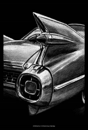 Retro Fins I by Ethan Harper art print