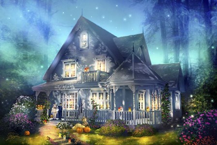 Halloween Lane by Joel Christopher Payne art print