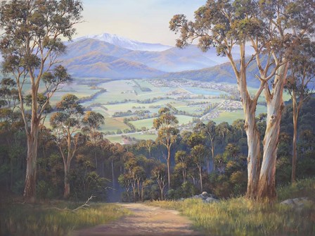 Afternoon Light - Mt. Beauty by John Bradley art print
