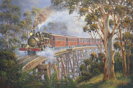 Happy Days by John Bradley art print