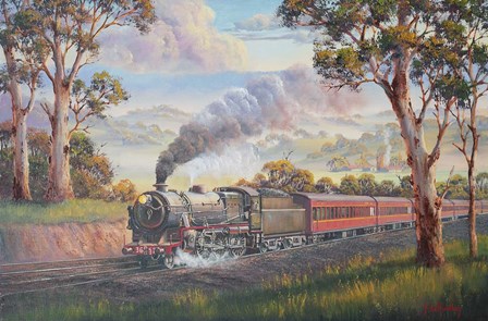 Memories Of The Past by John Bradley art print