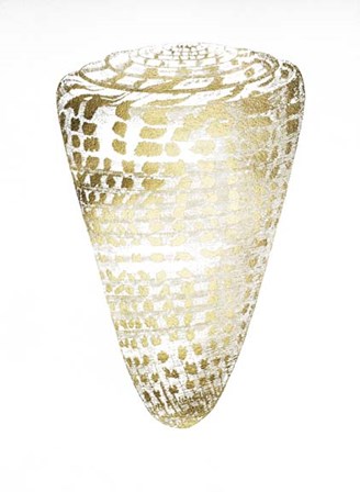 Gold Foil Shell I by Vision Studio art print